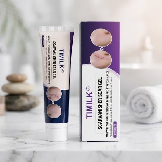 COMBO TIMILK Scar Vanisher Gel – Advanced Silicone Formula for Scars, Stretch Marks & Smooth Skin (Before & After Results)