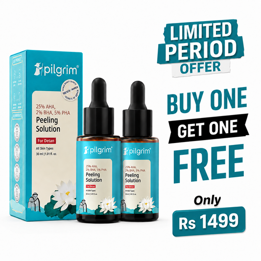 (Buy 1 Get 1 Free) Pilgrim 25% AHA + 2% BHA + 5% PHA Peeling Solution