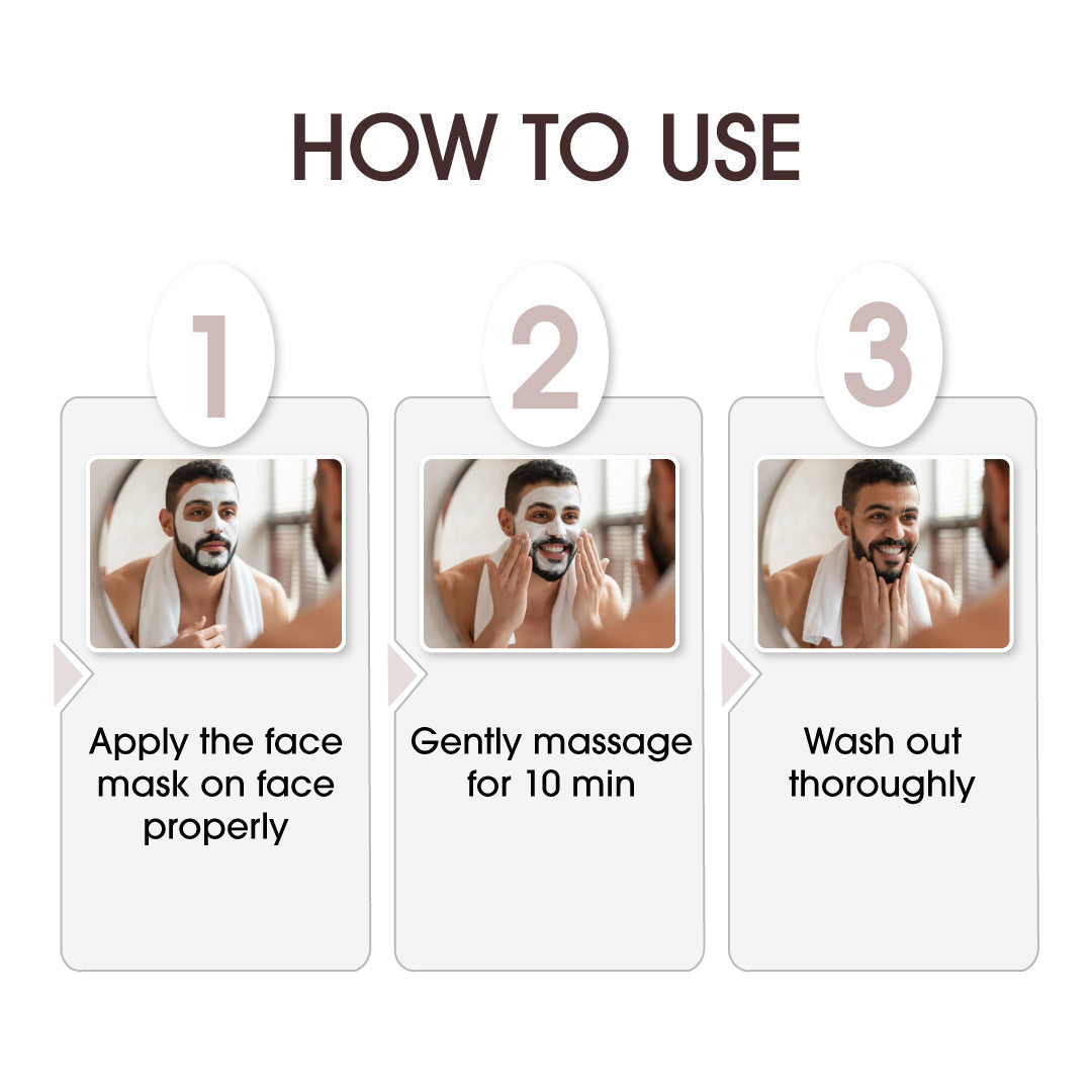 🔥 Buy 1 Get 1 FREE – Niconi Men Enzyme De-Tan Pack (300g Each)