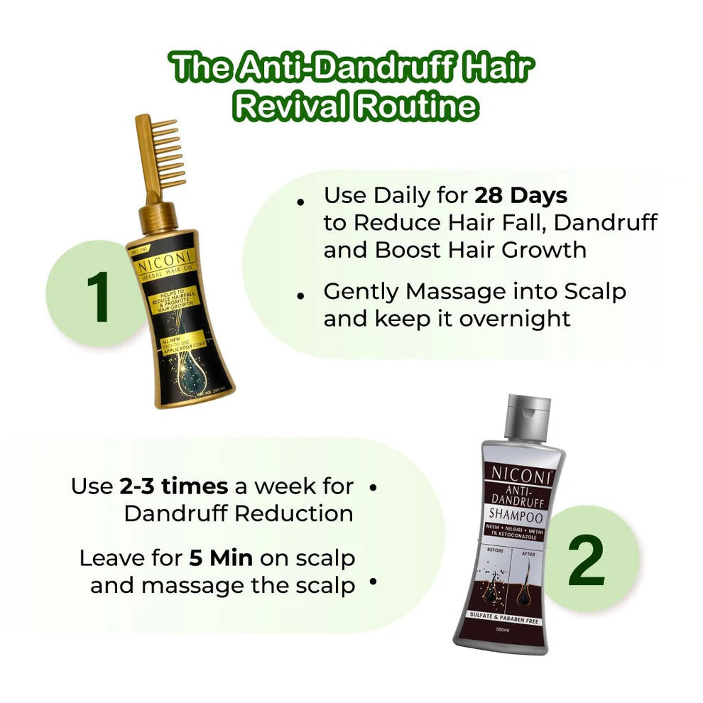 The Anti-Dandruff Hair Revival Combo