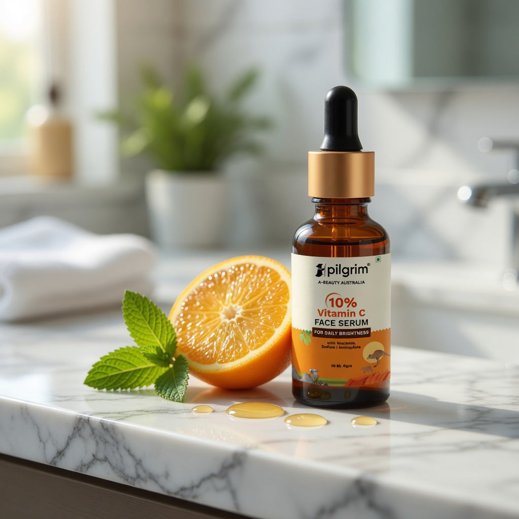 Combo Pilgrim 10% Vitamin C Face Serum Pakistan - Glowing Brighter Skin in 5 Days | Reduces Dark Spots | Men & Women